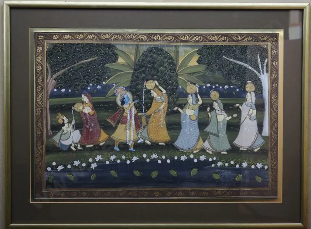 UNKNOWN artist - Indian Princess & Servants Image 1++