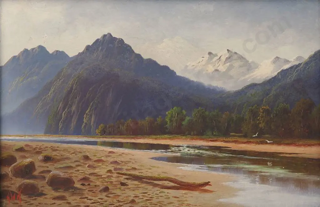 KIRKWOOD, Harry W. (1854-1925) - Arthur River, Milford Image 1++