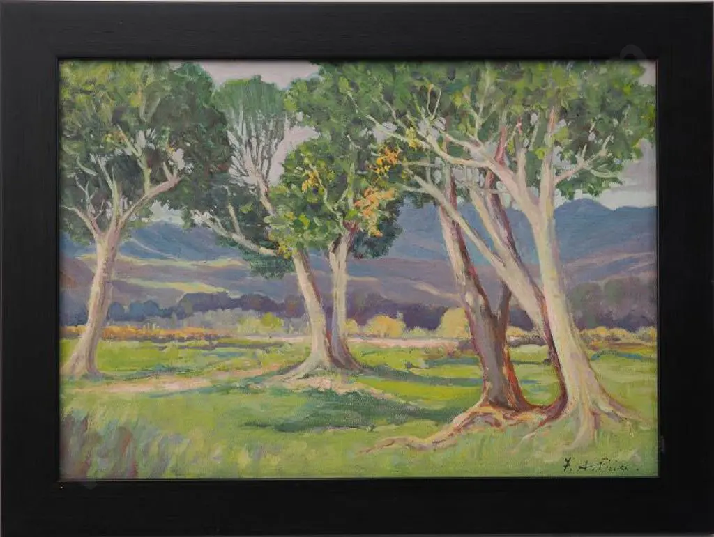 PRICE, Frederick A. (Active 1930s-1940s) - Gum Trees Image 1++