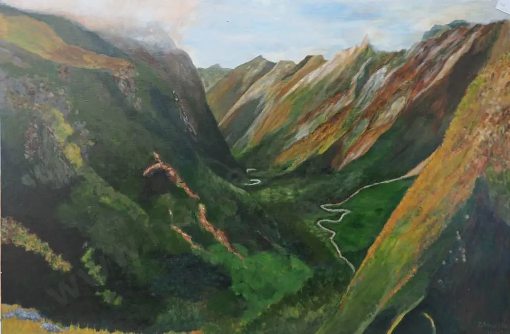 ARBUCKLE, J. - Stream Winding through Valley Image 1++