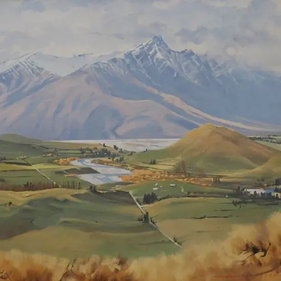 COOKE, Alan D. (Active 1970s/80s) - Mountain Vista - Remarkables