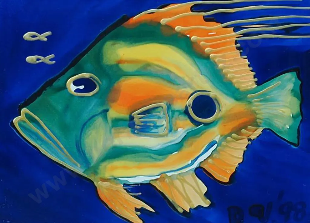 VASSEY, Diane (21st Cent.) - Swimming Fish Image 1++