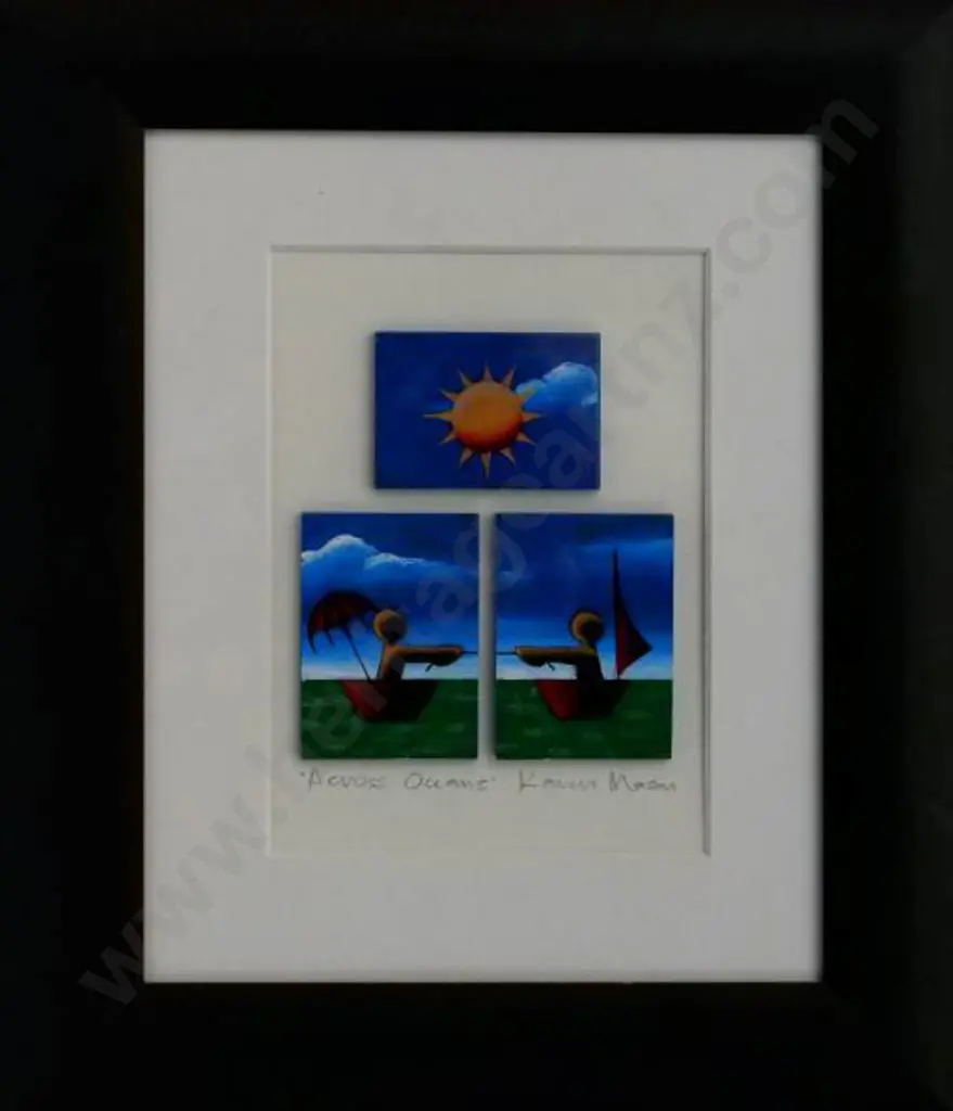 MASON, Karen (1954-)_ - Across Oceans - Triptych Image 1++