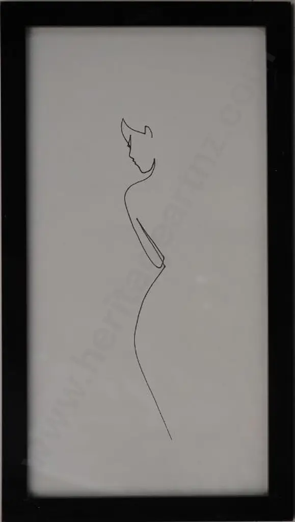 UNKNOWN artist - Outline of Woman Image 1++