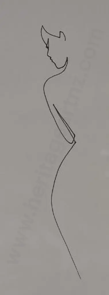 UNKNOWN artist - Outline of Woman Image 1++