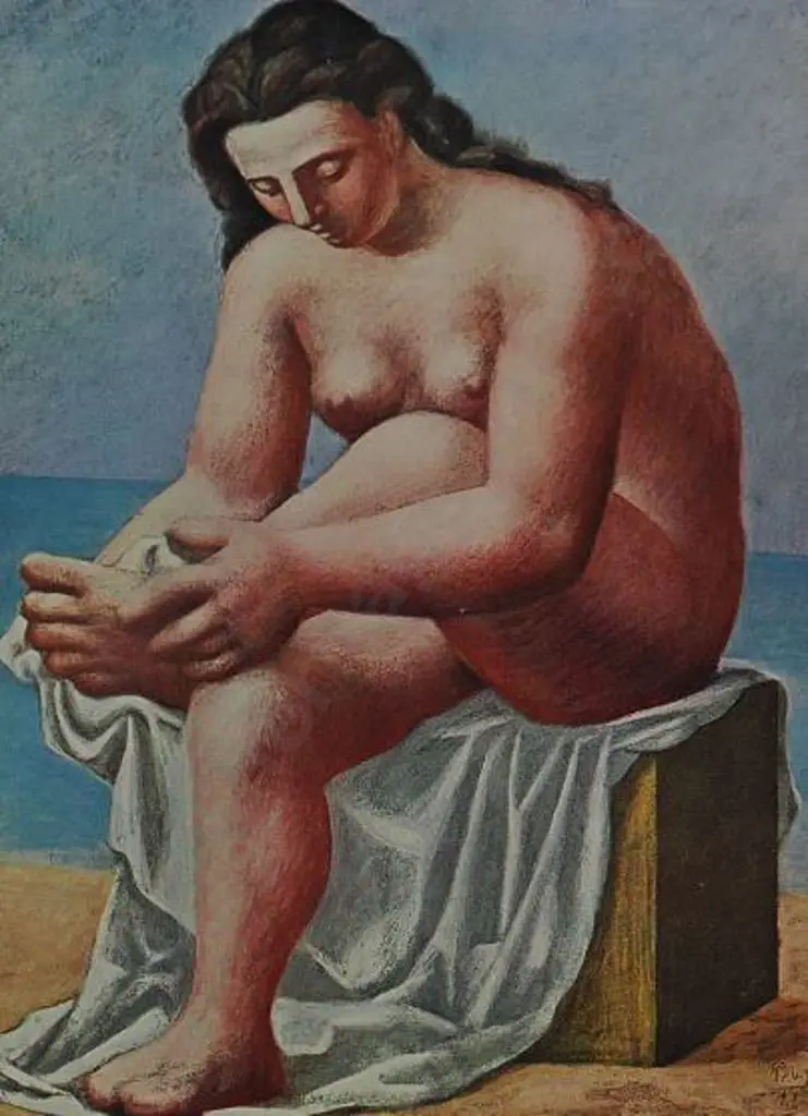 PICASSO, Pablo (1881-1973) - Nude Woman Drying Her Feet, 1921 Image 1++
