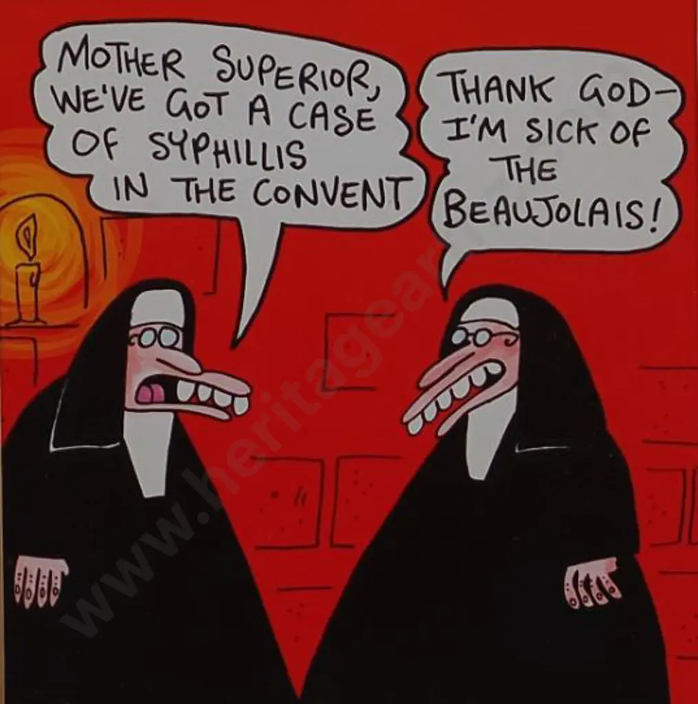 UNKNOWN artist - Mother Superior - We have a Case of Syphillis .. Image 1++