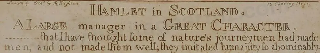 DIGHTON, Robert (1752-1814) - Hamlet in Scotland Image 1++