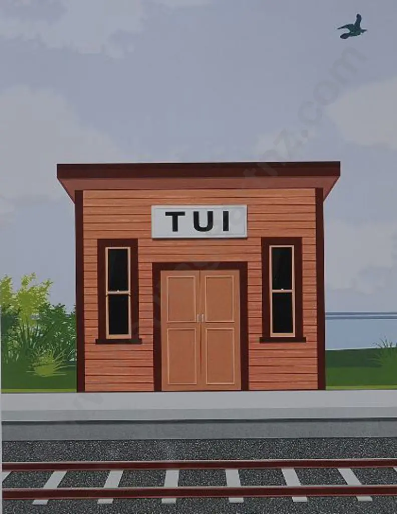 UNKNOWN (In the Style of Robin White) - TUI Rail Station (Nelson District) Image 1++
