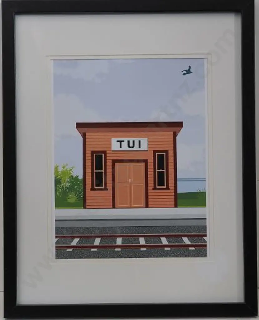 UNKNOWN (In the Style of Robin White) - TUI Rail Station (Nelson District) Image 1++