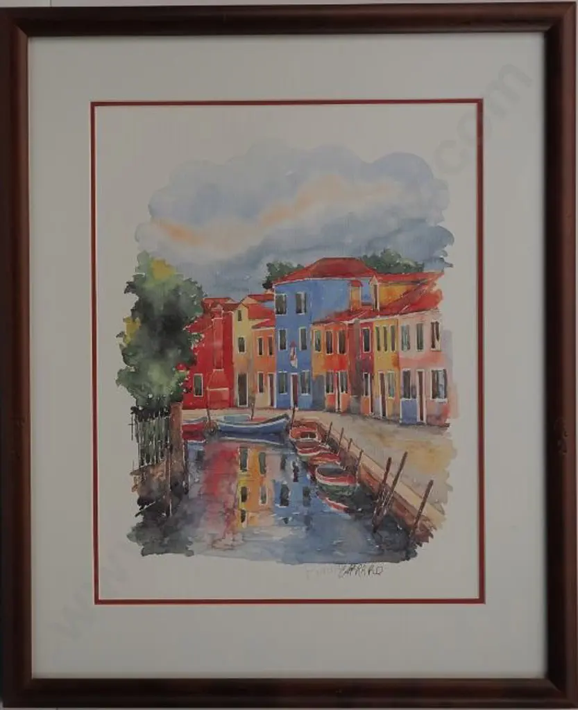 CARRARO - European Canal Scene Image 1++
