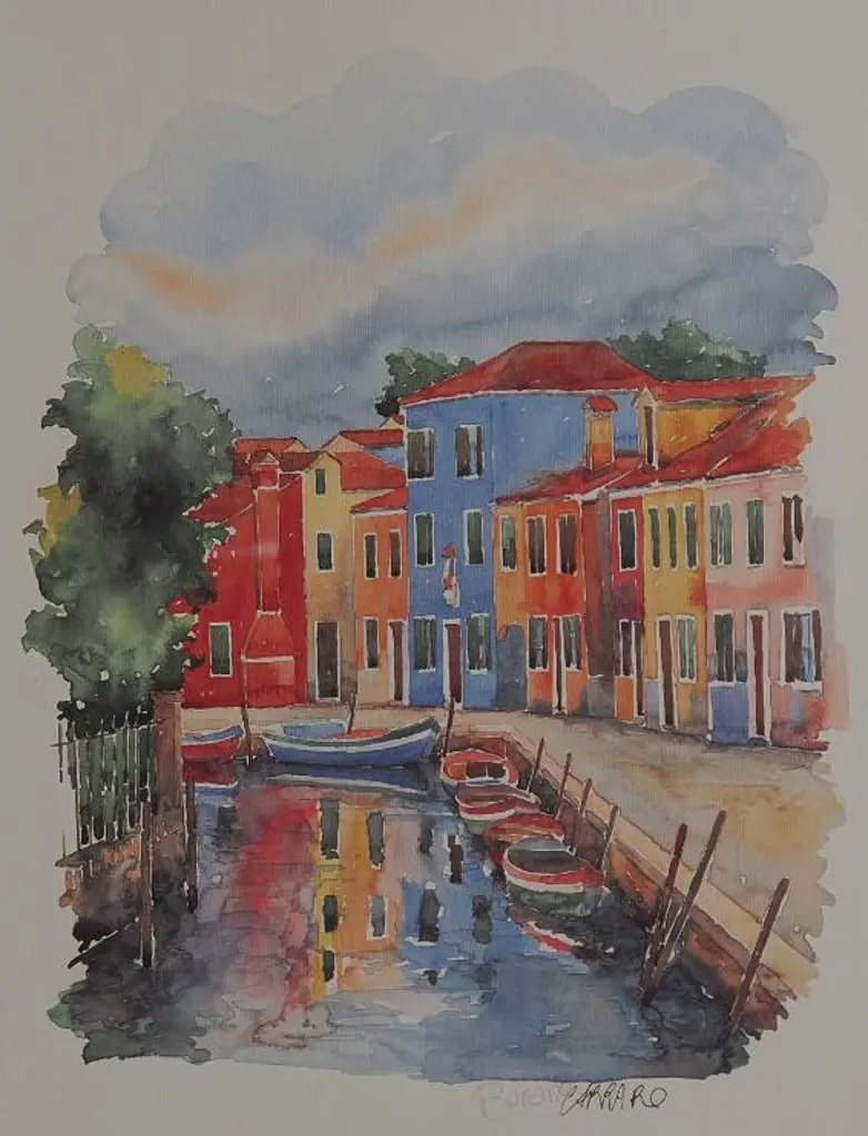 CARRARO - European Canal Scene Image 1++