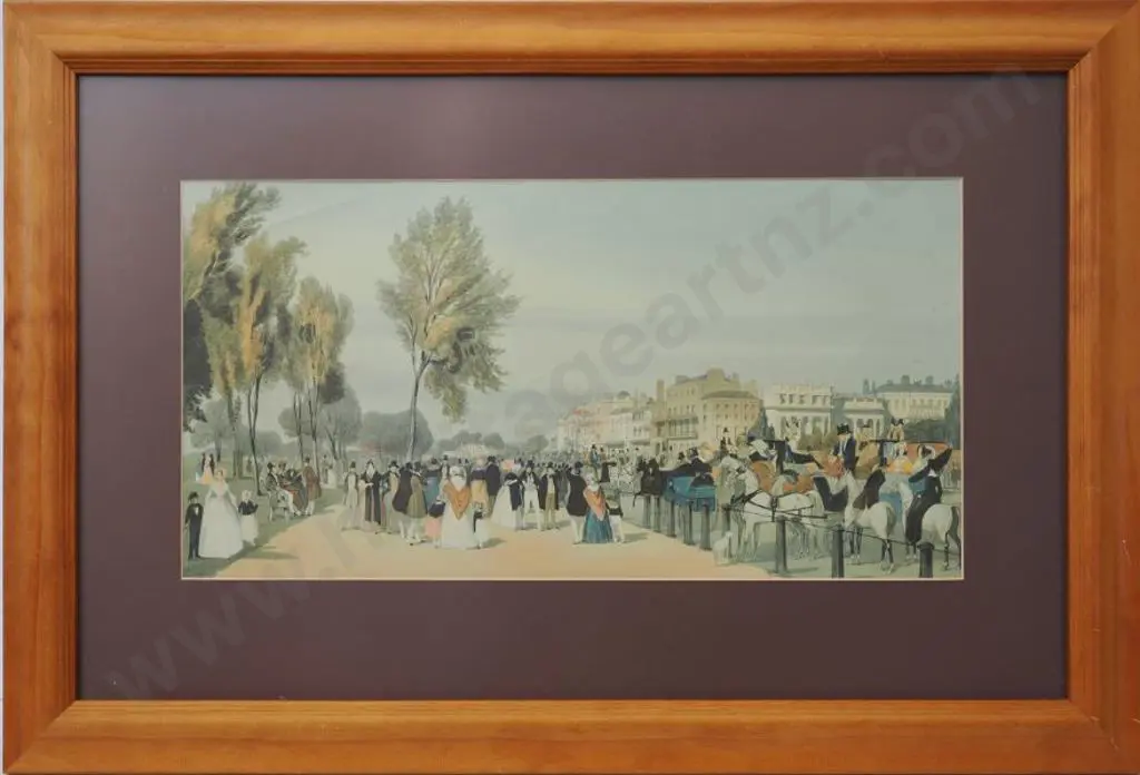 UNKNOWN artist - Promenading in Brighton - 19th Century Image 1++