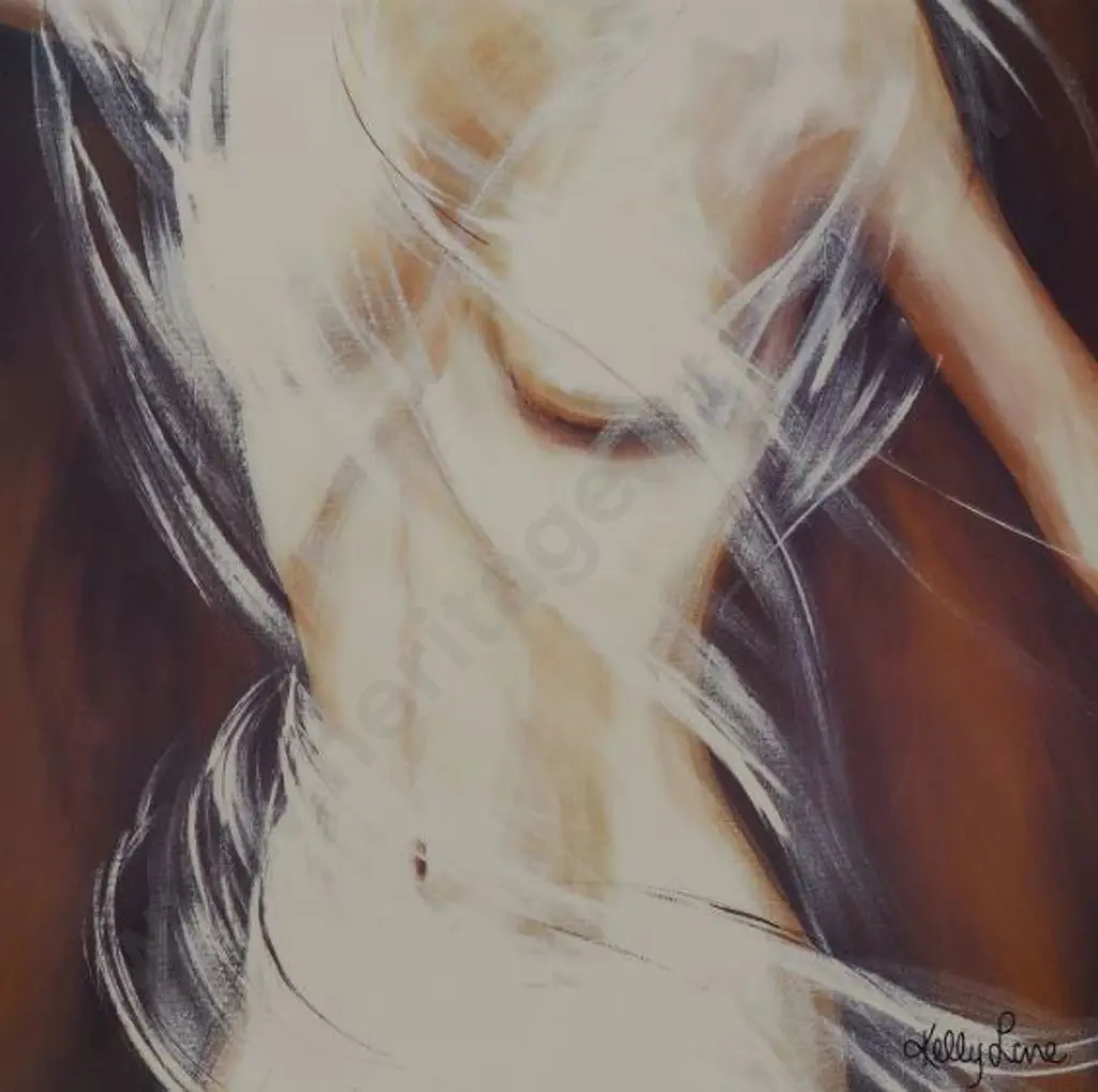 LANE, Kelly 21st Cent.) - Naked Woman with Gossamer Image 1++