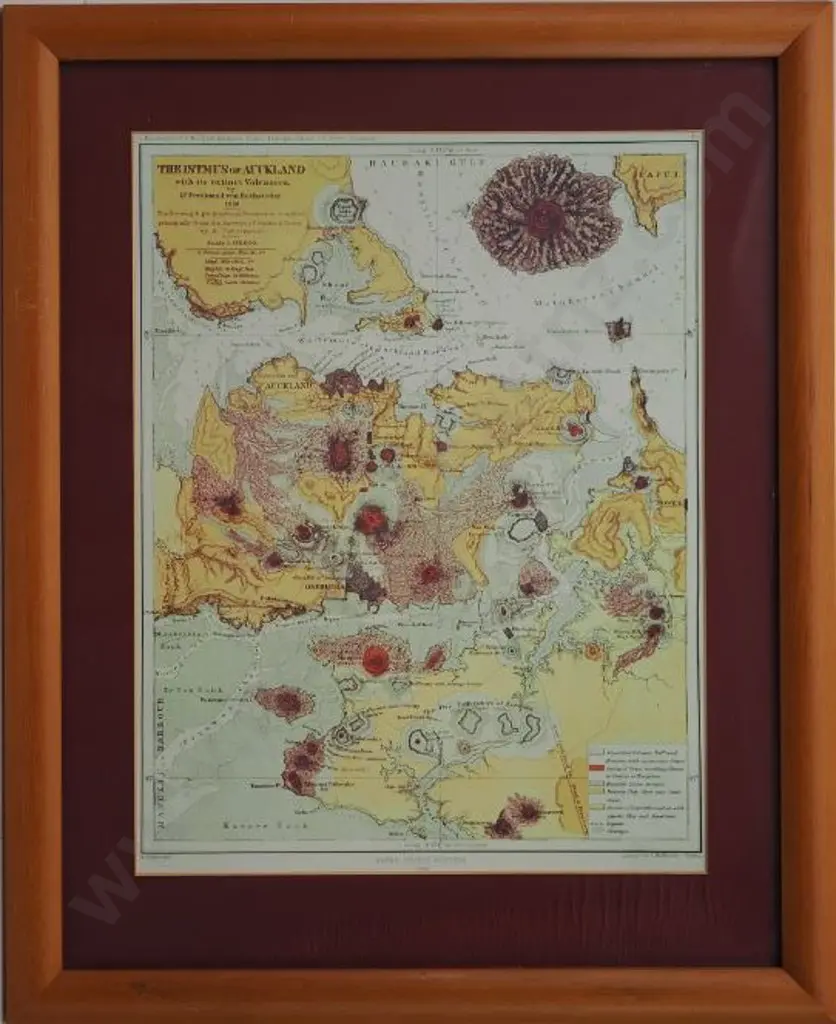 HOCHSTETTER, Ferdinand (1829-1884) - The Isthmus of Auckland (1848) Image 1++