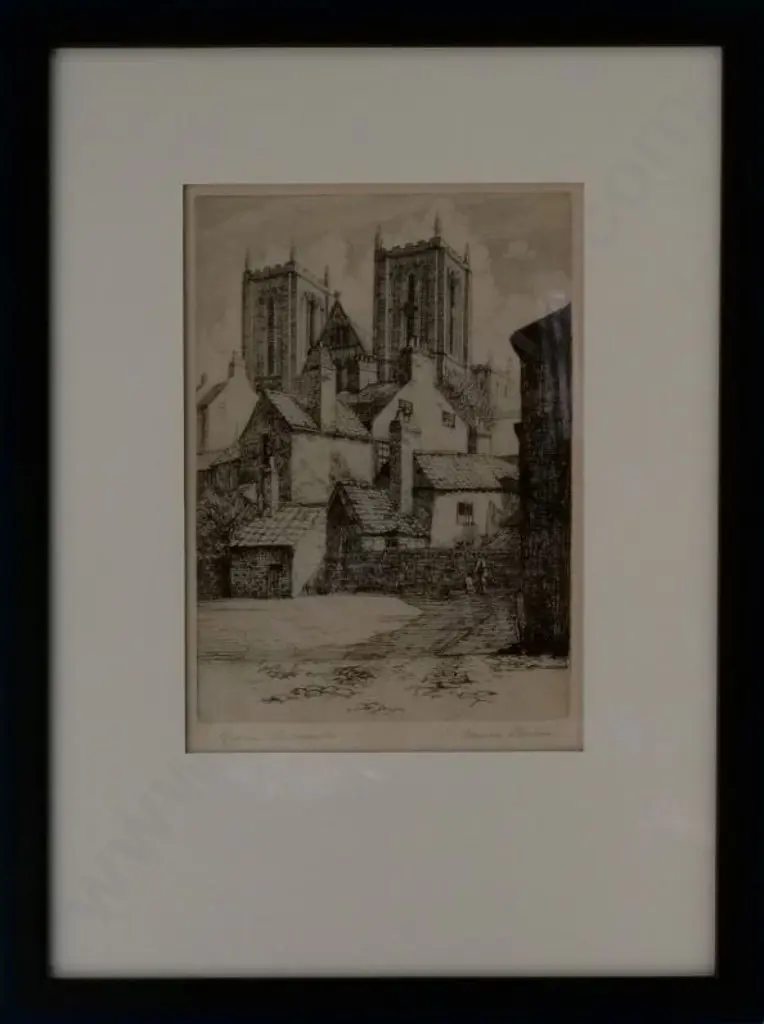 FLETCHER, Oswald (20th Cent.) - Ripon Cathedral Image 1++