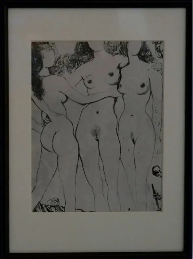 DALI, Salvador (1904-1989) - Three Nude Women (from Erotic Sketches) Image 1++