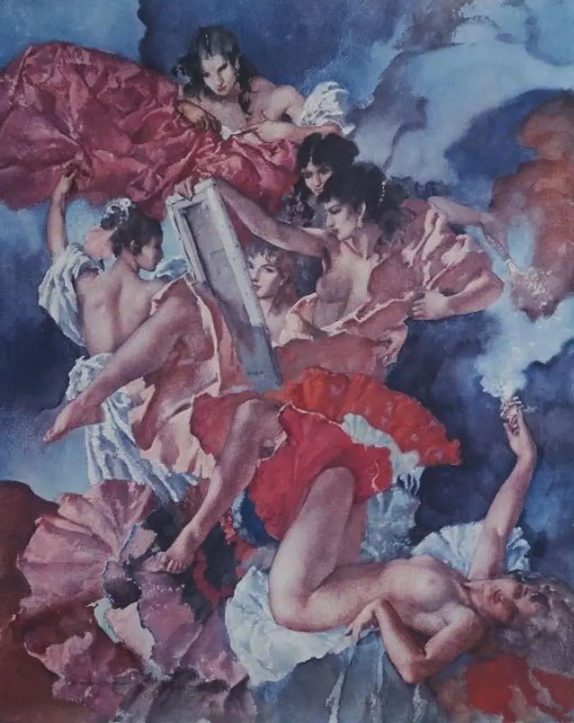 FLINT, Sir William Russell R.A. (1880-1969) - A Question of Attribution 1963 Image 1++