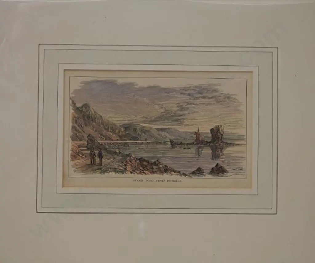 BARRAUD, Charles Decimus (1822-1897) - Sumner Rocks, Bank's Peninsula Image 1++