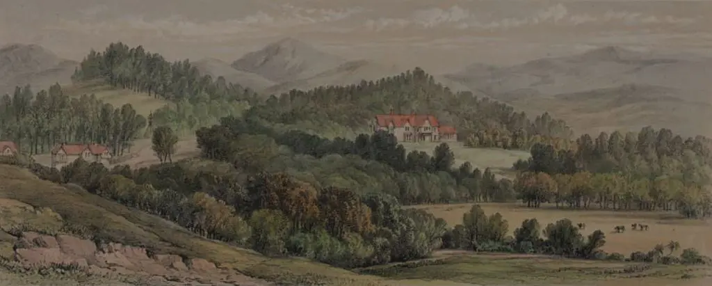 BARRAUD, Charles Decimus (1822-1897) - Cheviot Hills Station Image 1++