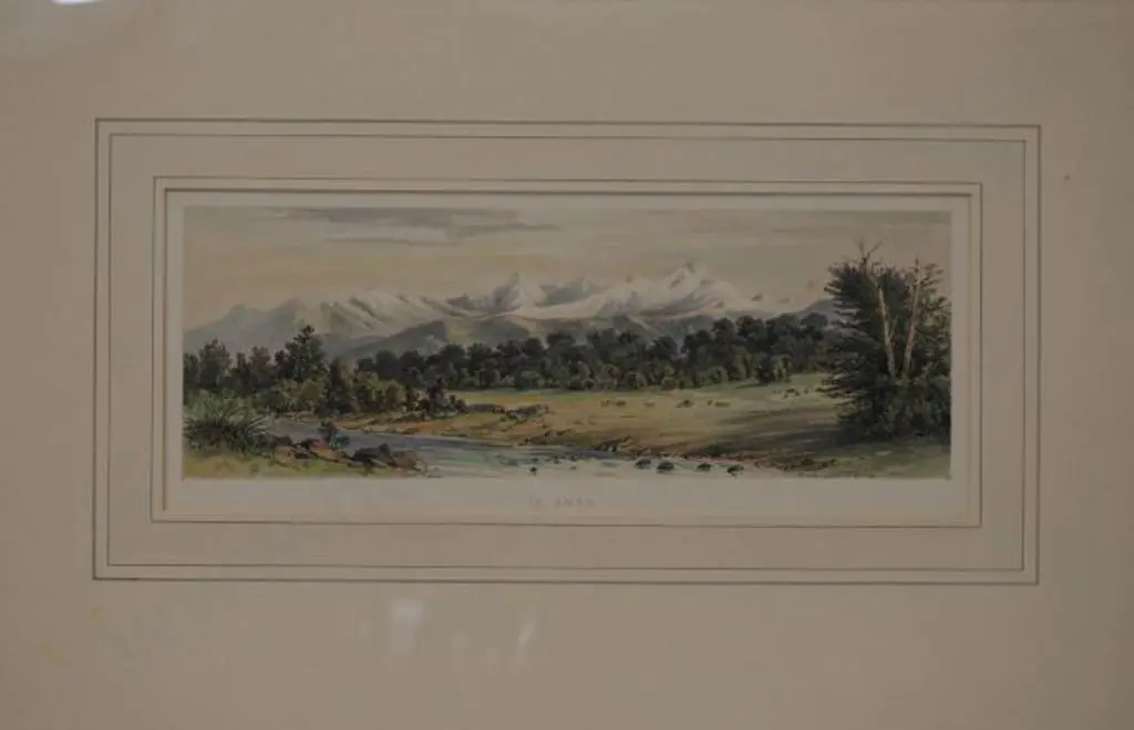 BARRAUD, Charles Decimus (1822-1897) - Te Anan (Anau) Image 1++