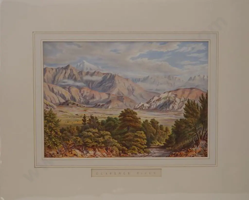 BARRAUD, Charles Decimus (1822-1897) - NZ Graphic & Descriptive (1877) - Clarence River Image 1++