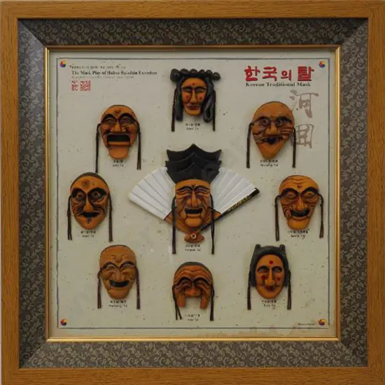UNKNOWN artist - Korean Traditional Masks