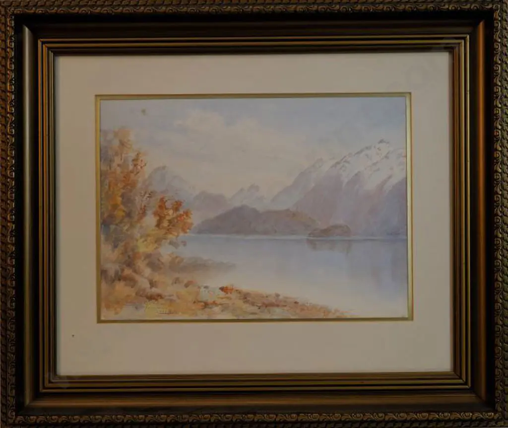 WHITE, C. - Cathedral Peak, Manapouri Image 1++