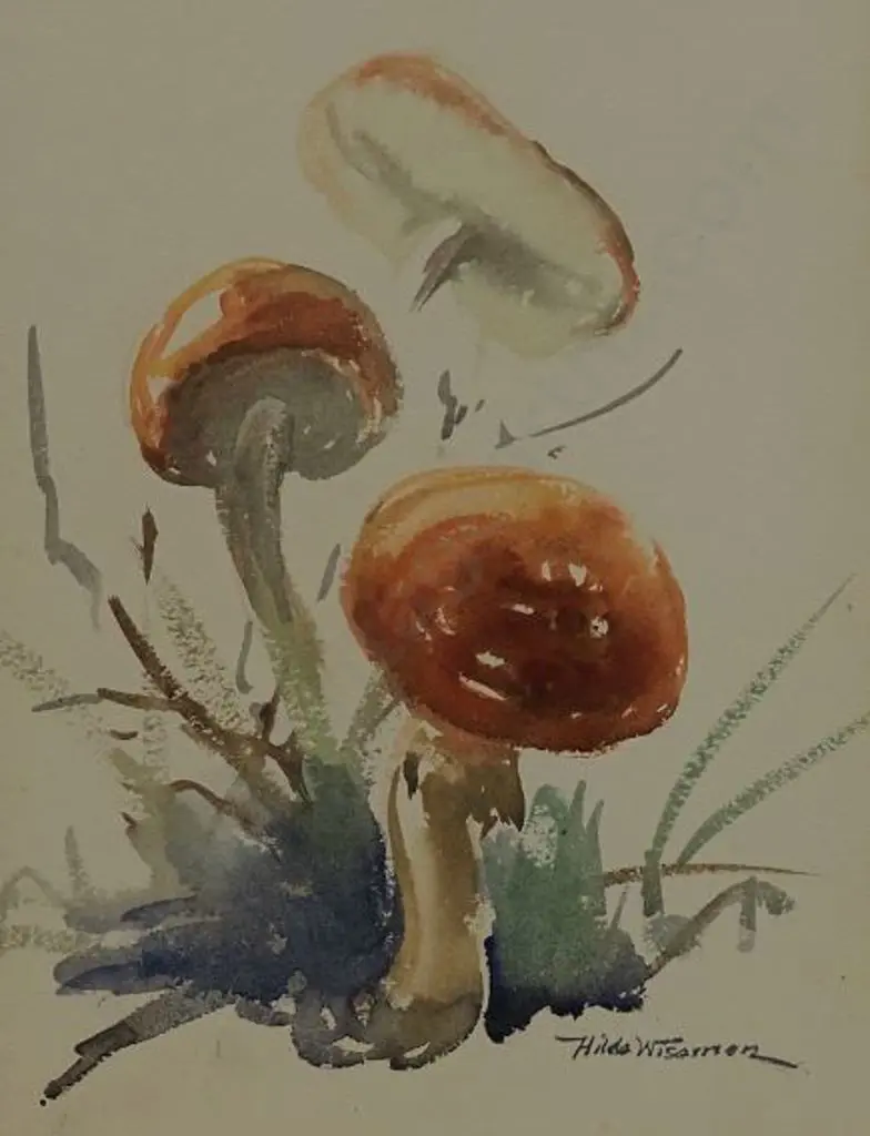 WISEMAN, Hilda (1894-1984) - Funky Funghi (Mushrooms) Image 1++