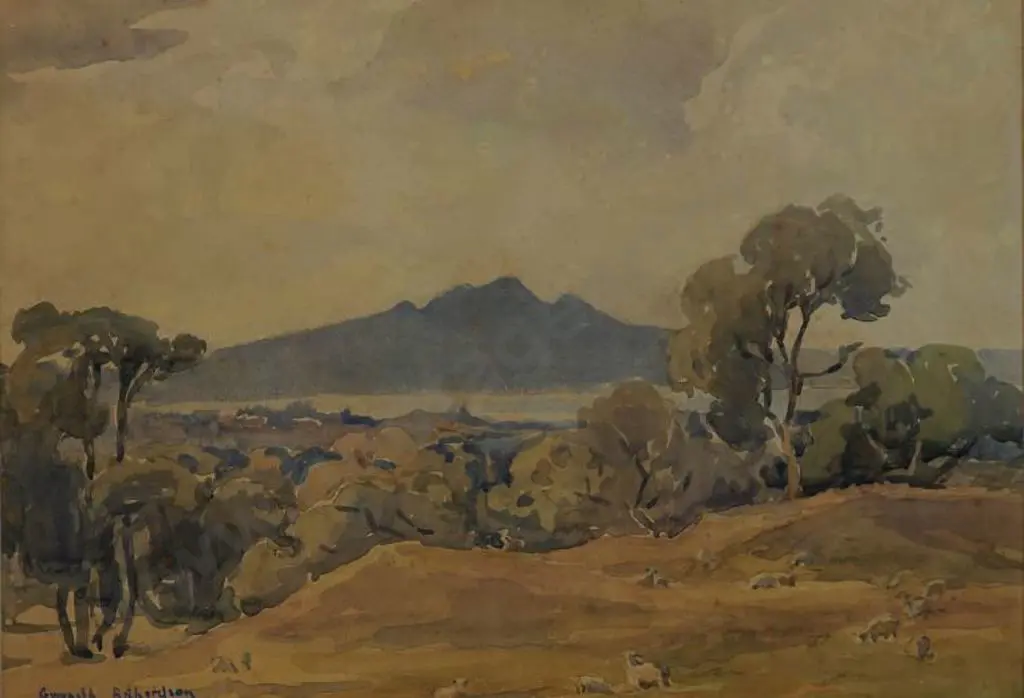 RICHARDSON, Gwyneth (1896-1980) - From Cornwall Park Image 1++