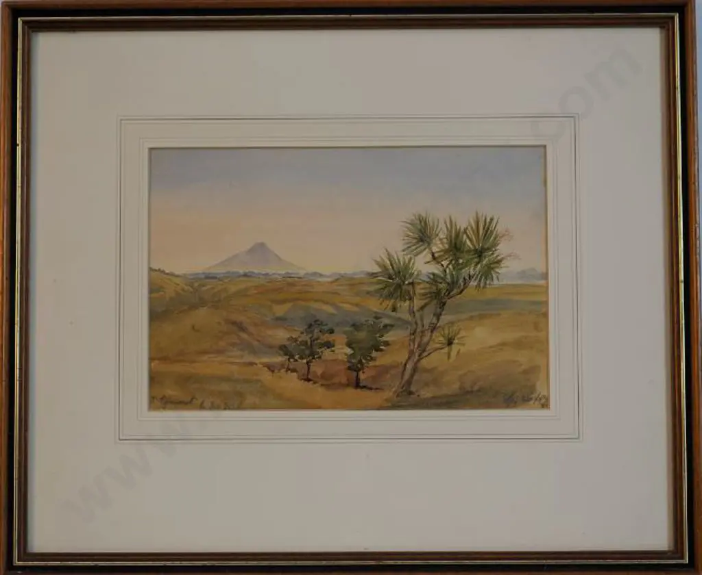 FRERE, Thomas (19th Cent.) - Mount Egmont Image 1++
