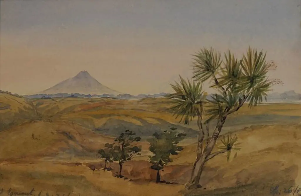 FRERE, Thomas (19th Cent.) - Mount Egmont Image 1++