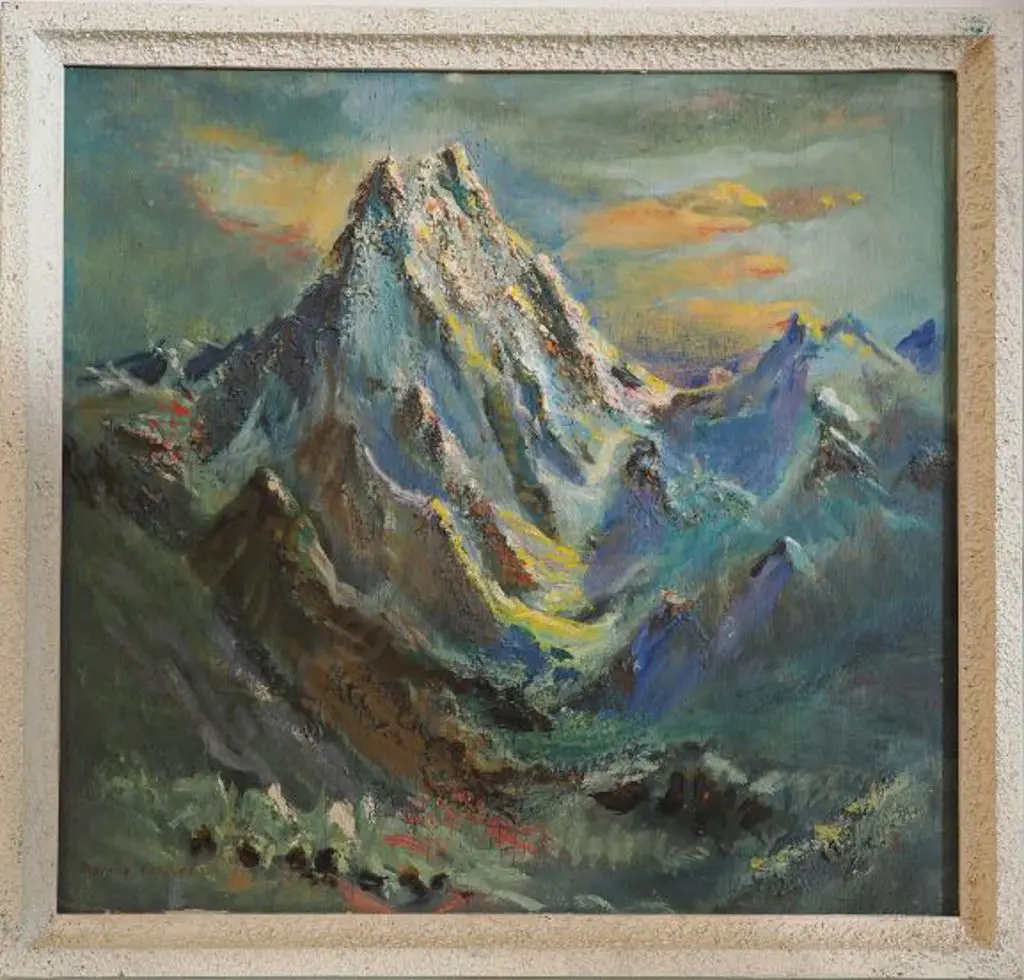 HOLMES, Randolph Bezzant (1888-1973) - Nepalese Mountain Peak Image 1++
