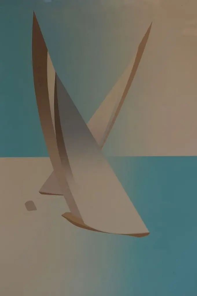 WARR, Malcolm (1939-) - Round the Mark, America's Cup Image 1++
