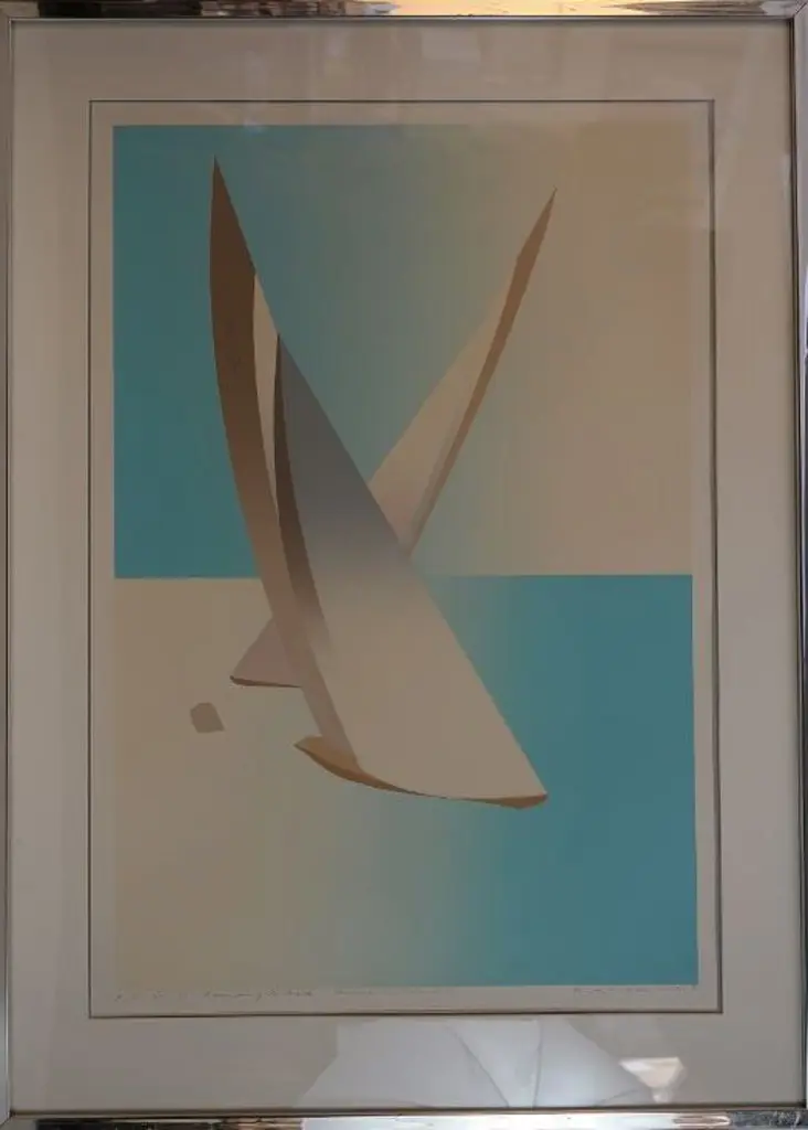 WARR, Malcolm (1939-) - Round the Mark, America's Cup Image 1++