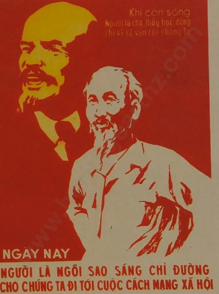 UNKNOWN Artist - Vietnamese Propaganda Poster Image 1++