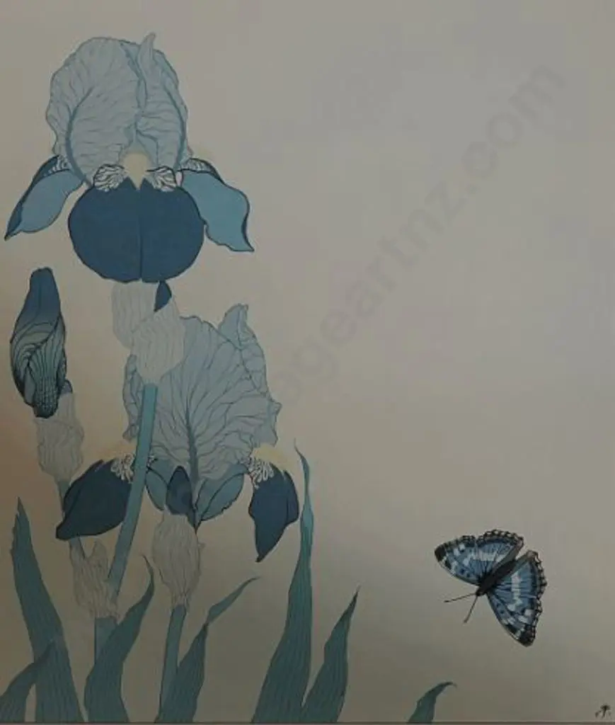 SHEFFIELD, Philip (1950-) - Iris Image 1++