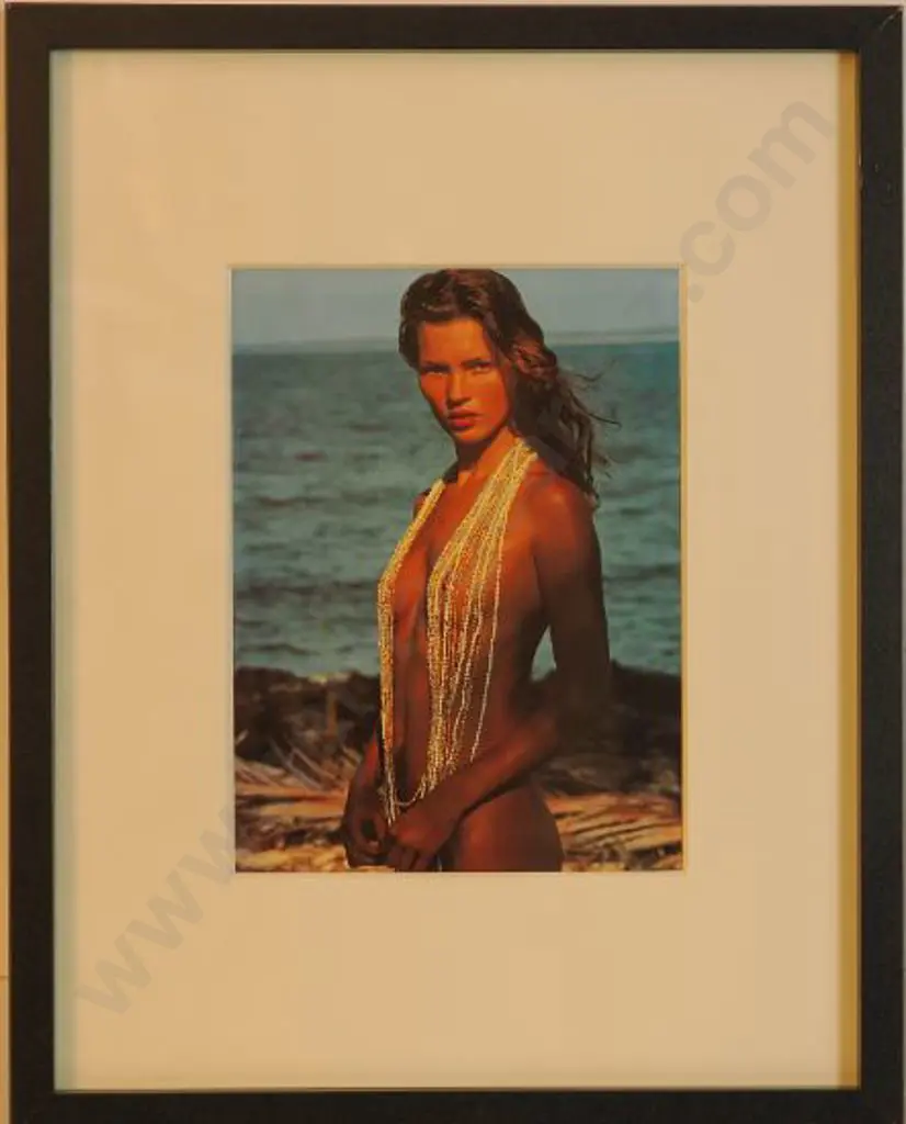 PIRELLI Calendar Page - By the Seashore - Calendar Page January 1994 Image 1++