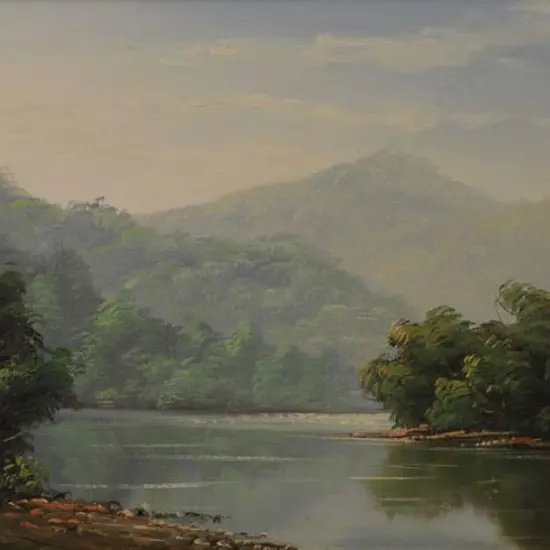 STONE, David (1970s-80s) - Rising Mist, Whanganui River