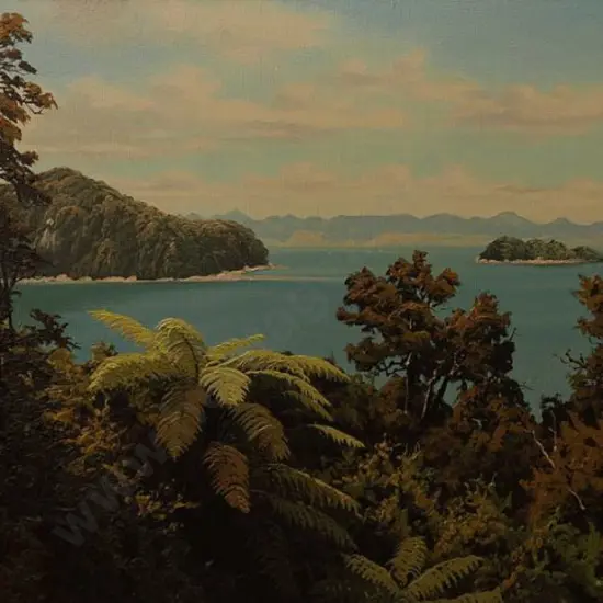 WHITE, Jonathan R (1938-2021) - Astrolabe Roadstead, Abel Tasman National Park