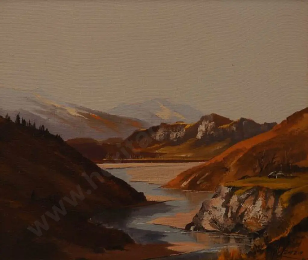 McKENZIE, Charles (1933-) - The Shotover River Image 1++