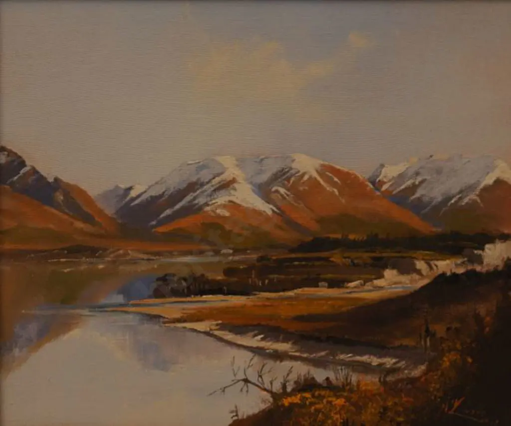 McKENZIE, Charles (1933-) - Mount Nicholas, Lake Wakatipu Image 1++