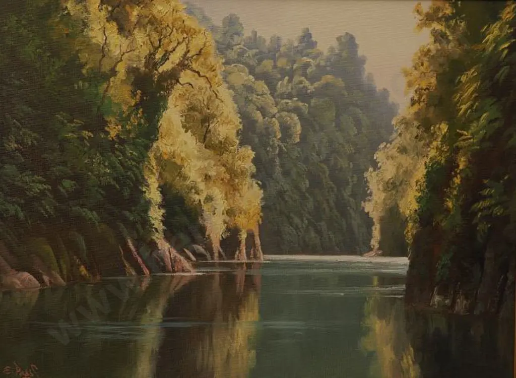 PAPPS, Ernest (1929-) - Whanganui River Image 1++