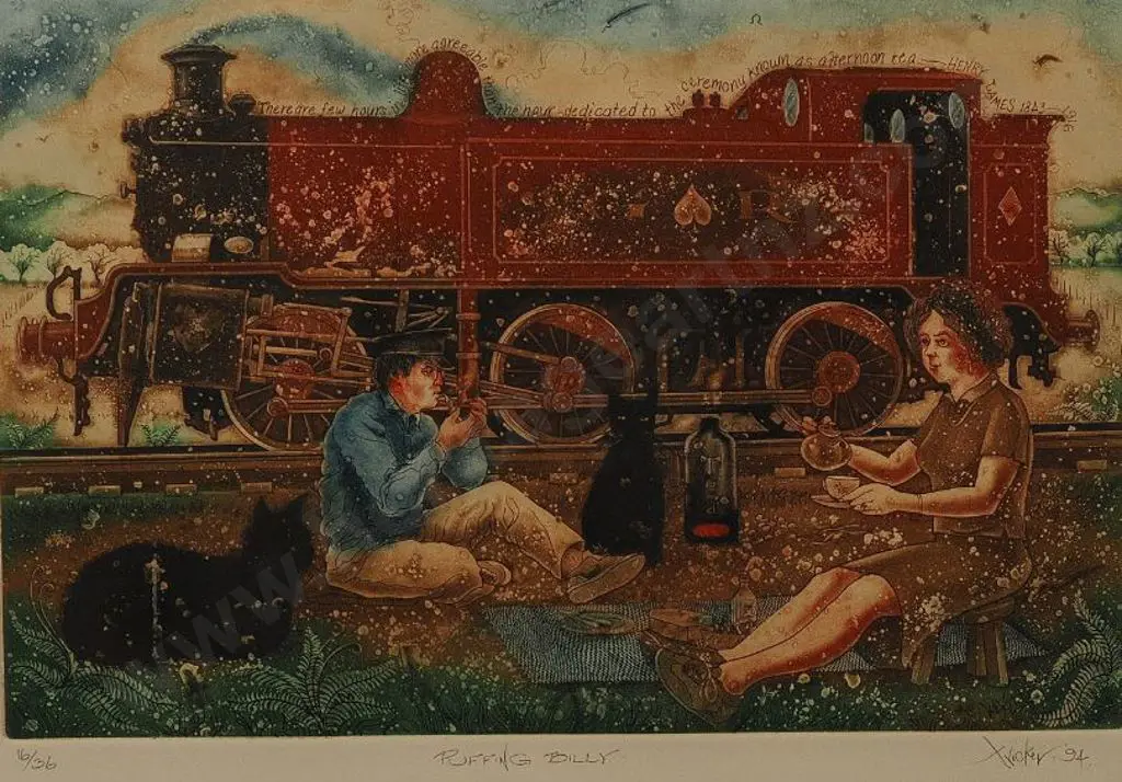 TRICKER, Gary (1938-2021) - Puffing Billy Image 1++