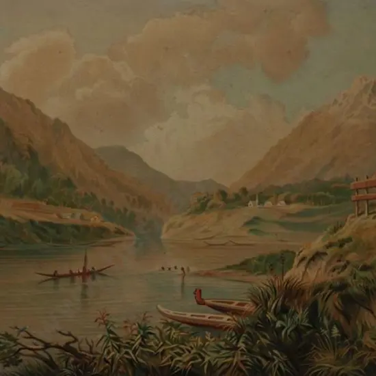 GULLY, John (1819-1888) - Wanganui River, 1877 (from Gully's NZ Scenery)