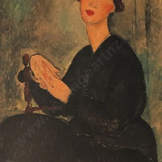 MODIGLIANI, Amedeo (1884-1920) - Portrait of Dedie (Odette Hayden), 1918