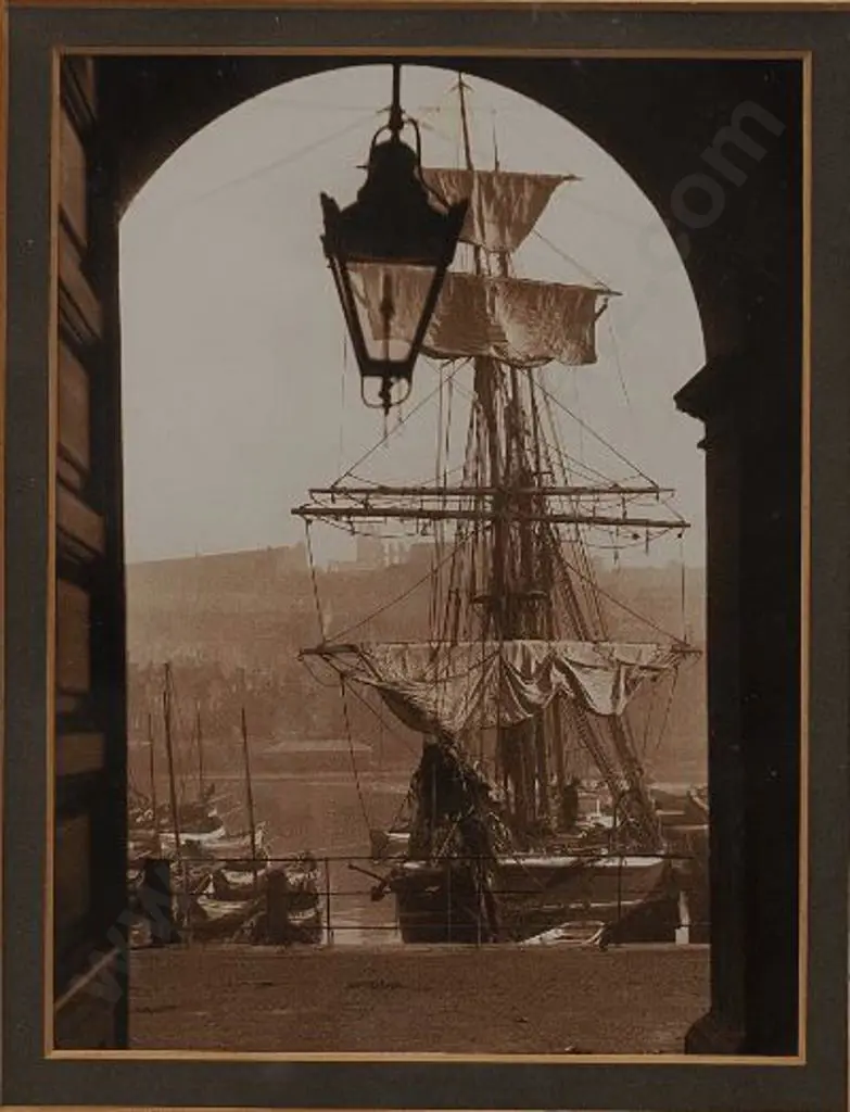 SUTCLIFFE, Frank (1853-1941) - Through the Station Doorway, 1895 Image 1++