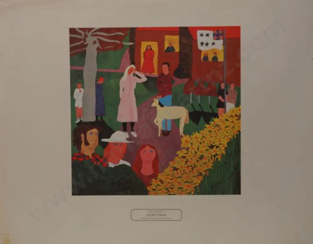 HARRIS, Jeffrey (1949-) - People in Garden Image 1++