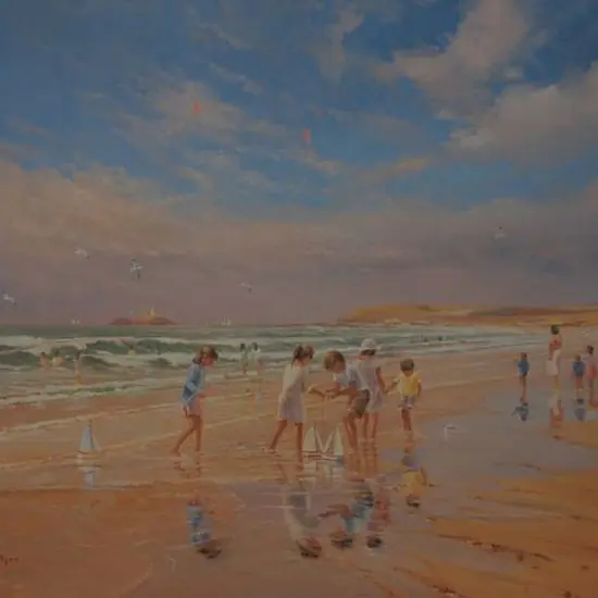 DYER, Ted (1940-) - Beside the Waves