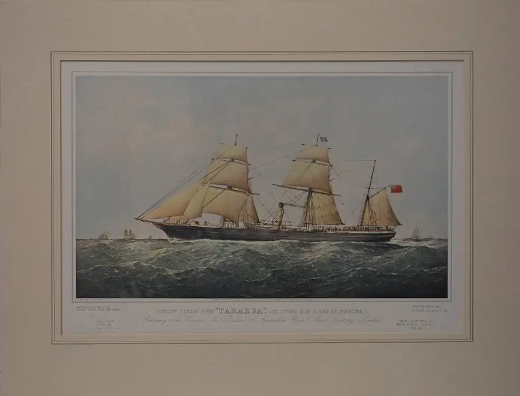 DUTTON, Thomas (1819-1891)) - Screw Steamship 'Tararua' Image 1++
